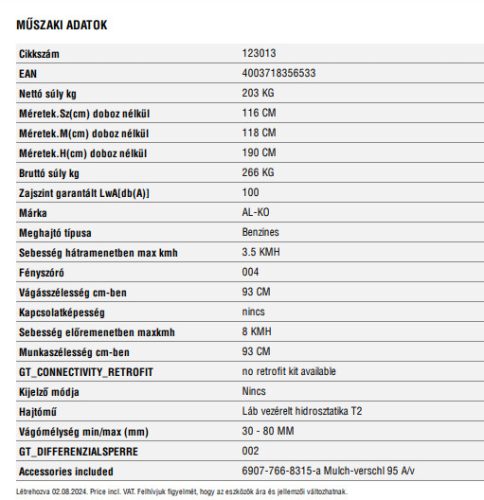 AL-KO Traktor 15-93.2 Hds-a Easy