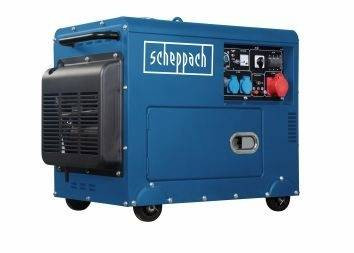 Scheppach SG 5200 D - dízel áramfejlesztő AVR szabályozással, 5000 W