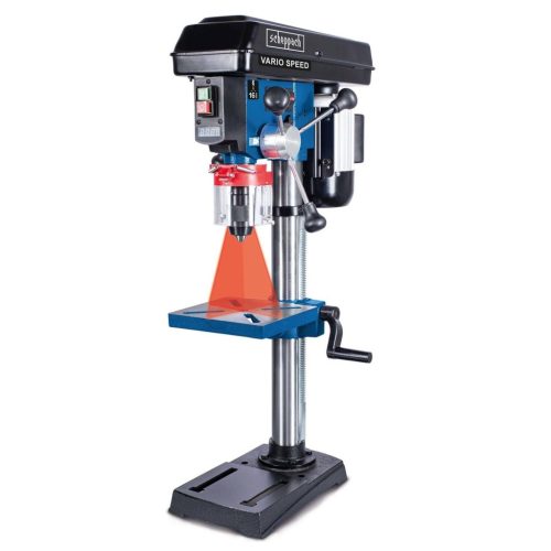 Scheppach DP 19 VARIO - Oszlopos fúrógép lézeres központosítással