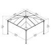 Palram Palermo 3600 kerti pavilon