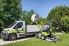 GRILLO magas ürítésű frontkaszás fűnyíró traktor FD 900 4WD ( Vágóasztallal )