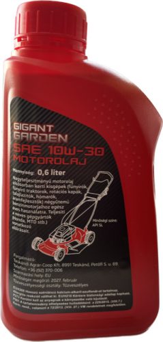 Gigant Garden SAE 10W 30 motorolaj 0,6L